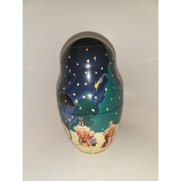 Jean Paul Gautier Canister Christmas Le Male Extra Large 9” x 5” Made in France - Picture 3 of 7